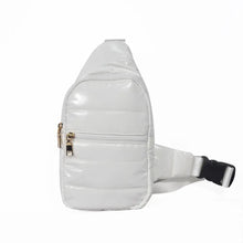 Load image into Gallery viewer, The Puffer Sling Bag- White
