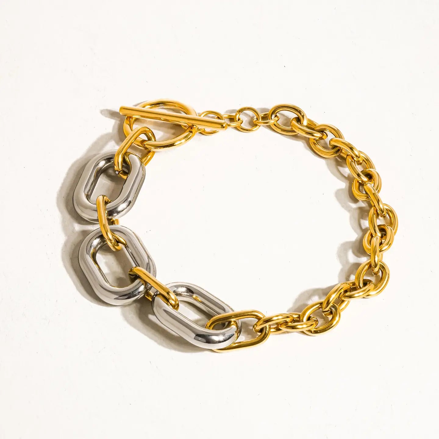 2 Faced Chain Bracelet