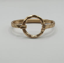 Load image into Gallery viewer, Gold Hammered Bangle
