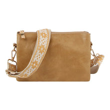 Load image into Gallery viewer, Classic Crossbody with Guitar Strap- Mocha
