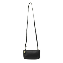 Load image into Gallery viewer, Mini Wristlet/ Crossbody- Black
