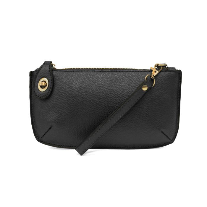 Mini Wristlet/ Crossbody- Black