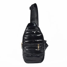 Load image into Gallery viewer, The Puffer Sling Bag- Black
