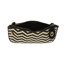 Load image into Gallery viewer, Mini Straw Wristlet- Blk

