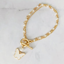 Load image into Gallery viewer, Butterfly Toggle Chain Bracelet
