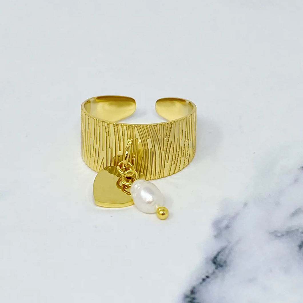 Pearl Cuff Ring