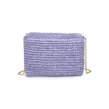 Load image into Gallery viewer, Mini Straw Crossbody- Lavender
