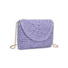 Load image into Gallery viewer, Mini Straw Crossbody- Lavender
