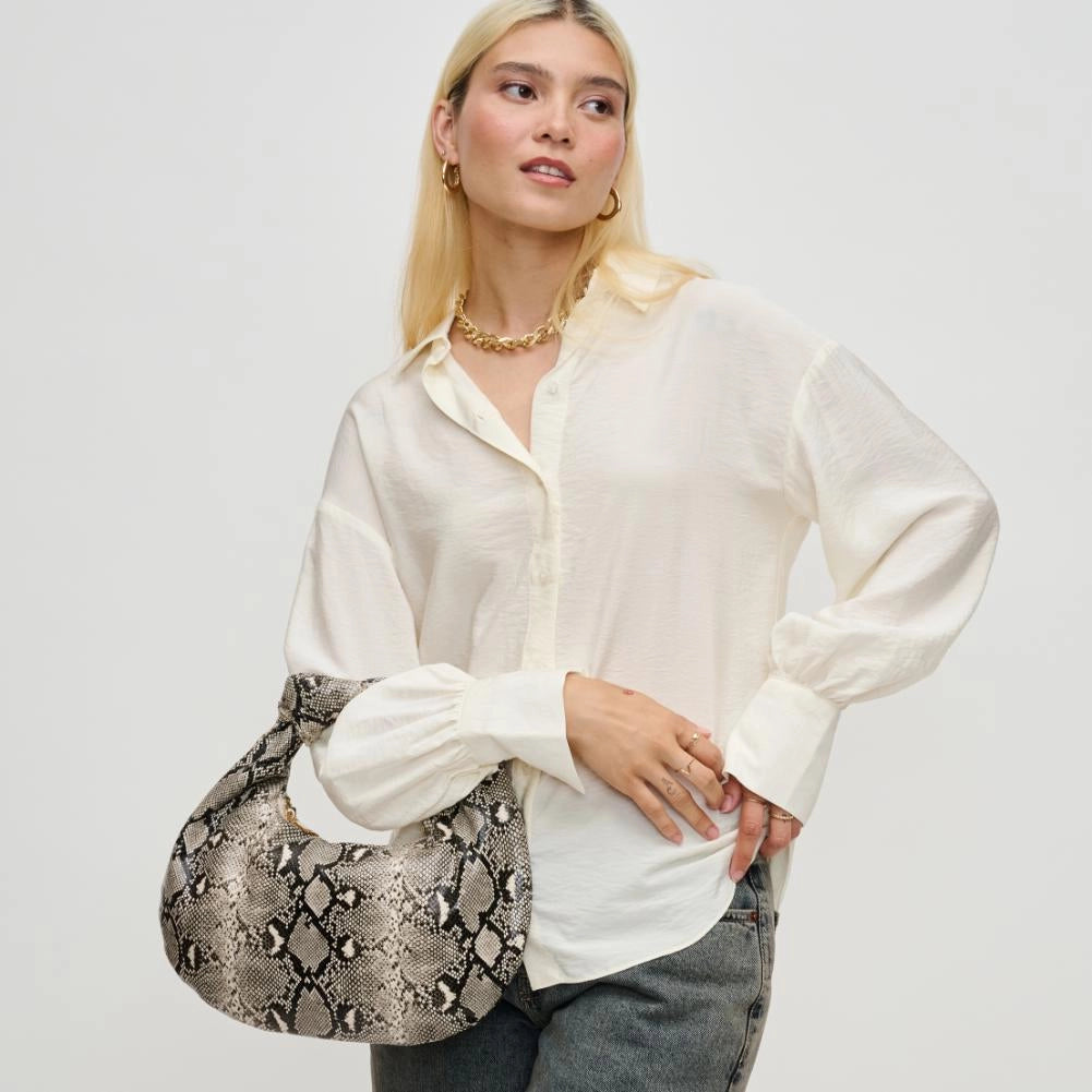 Snakeskin Shoulder Bag