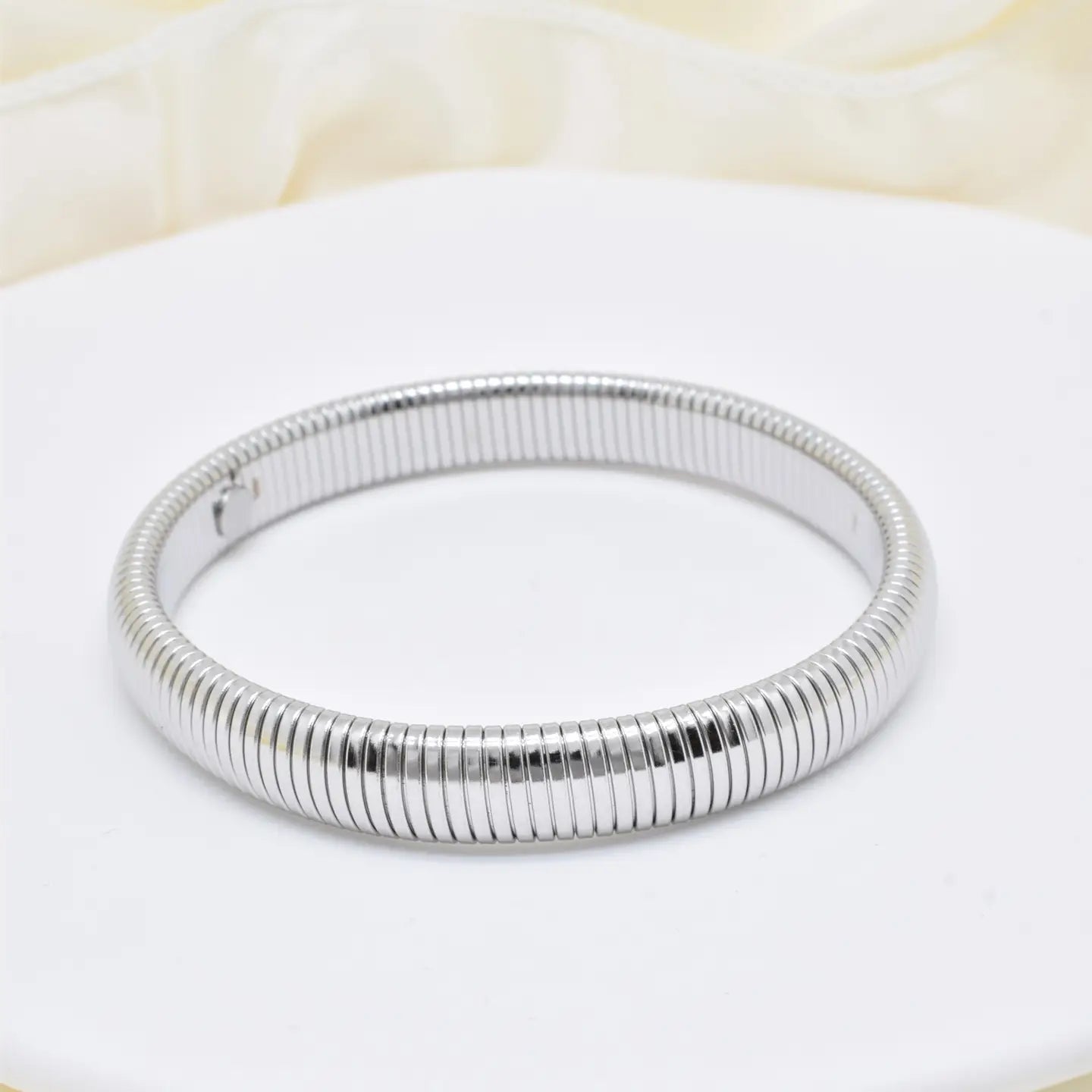 Silver Stretch Bangle