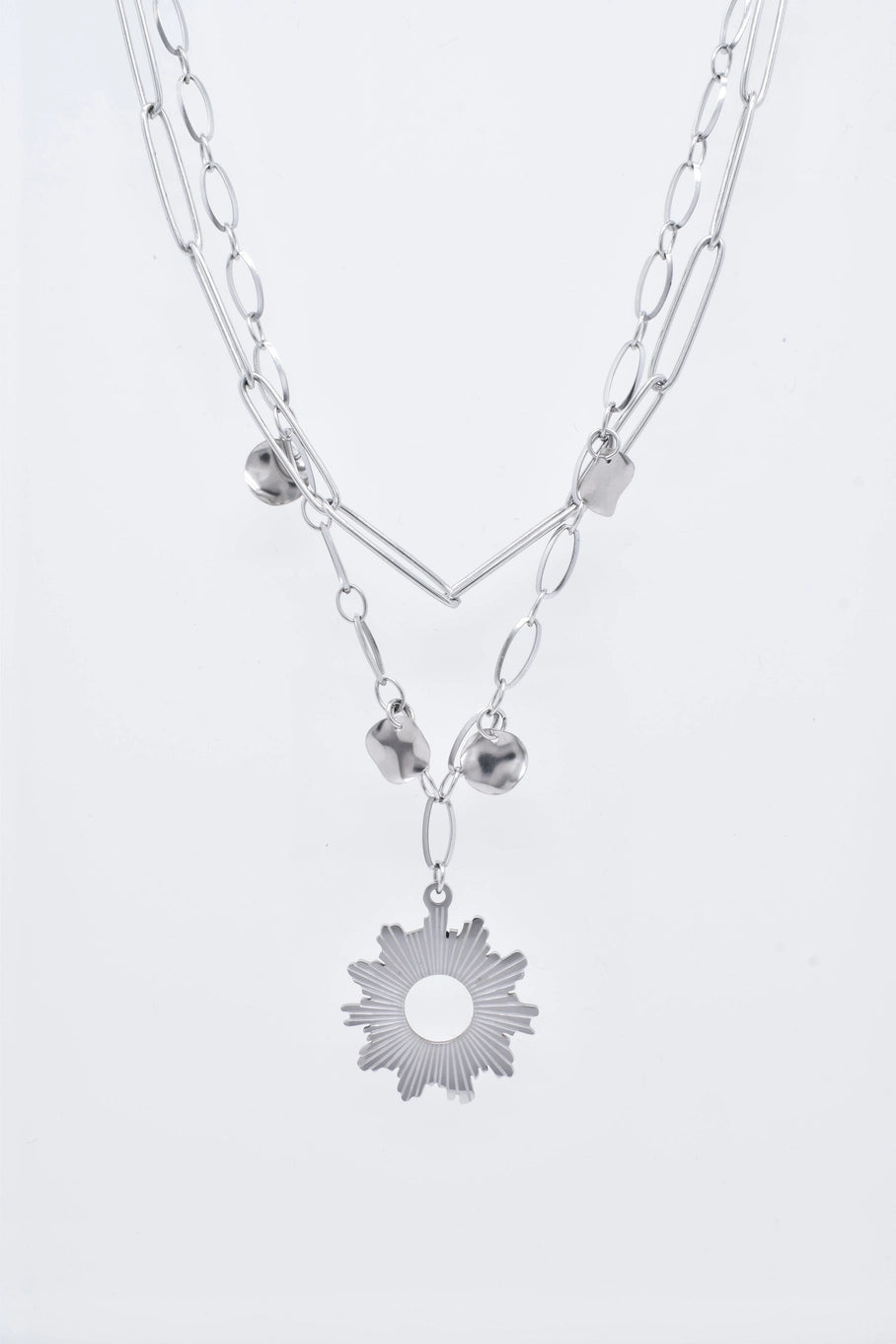 Sunburst Layered Necklace