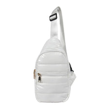 Load image into Gallery viewer, The Puffer Sling Bag- White
